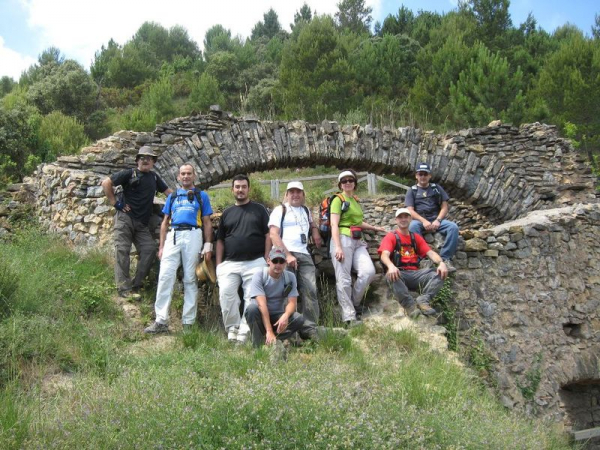 el grupo en la Nevera de Villamalur el grupo en la Nevera de Villamalur